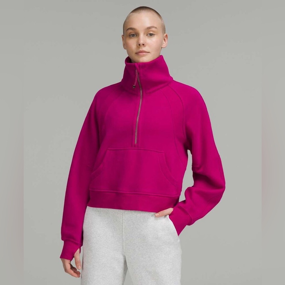 Lululemon Scuba Oversized Funnel Neck Half-Zip
Ripened Raspberry. Size 2.